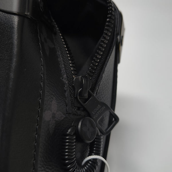 SOFT TRUNK Monogram Coated Canvas Black