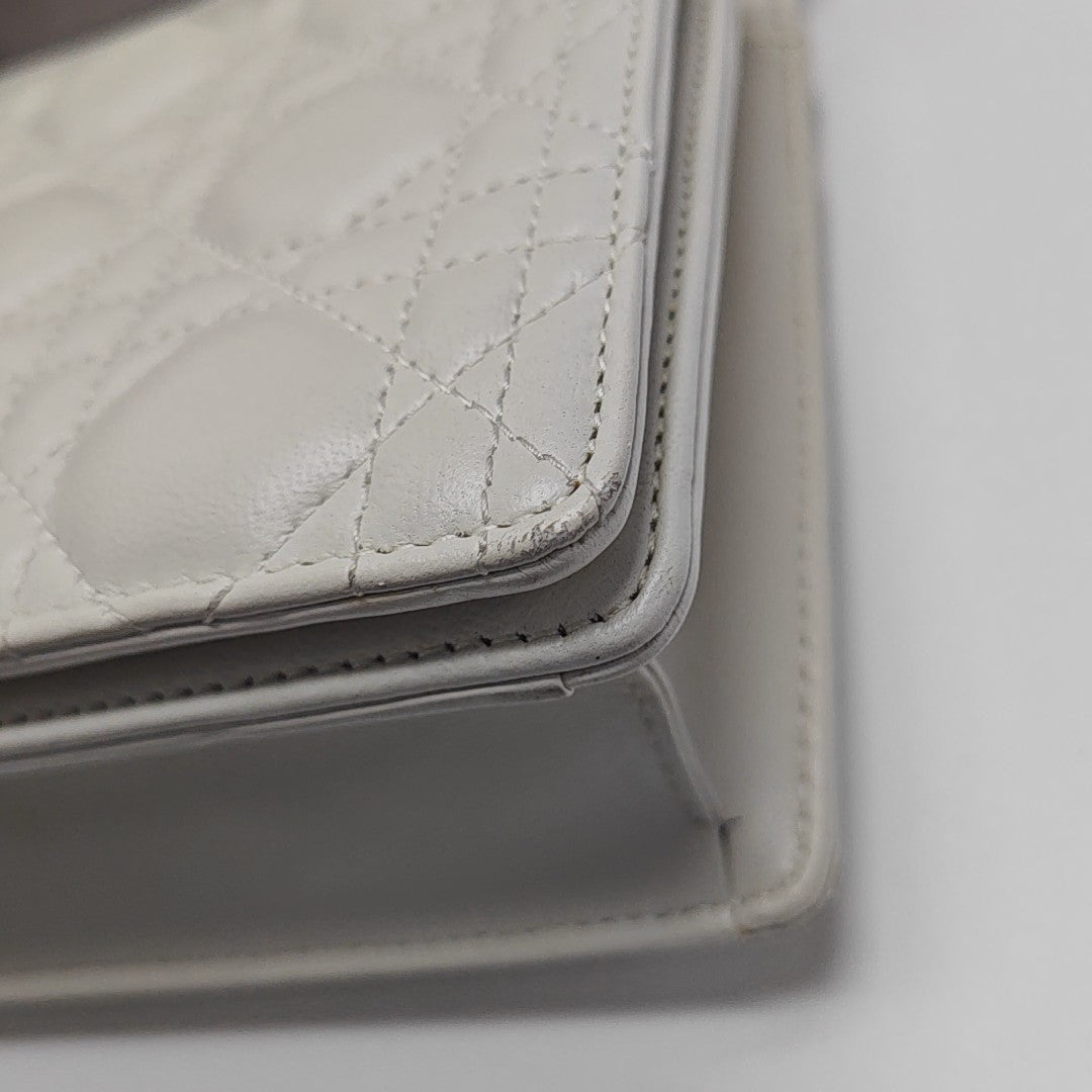 My Dior MISS DIOR Cannage Lambskin White