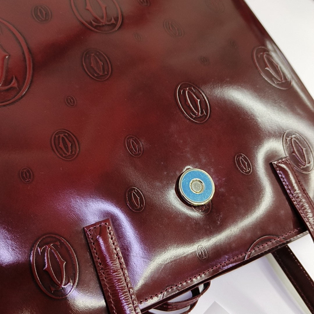 Calfskin Tote Bag Red