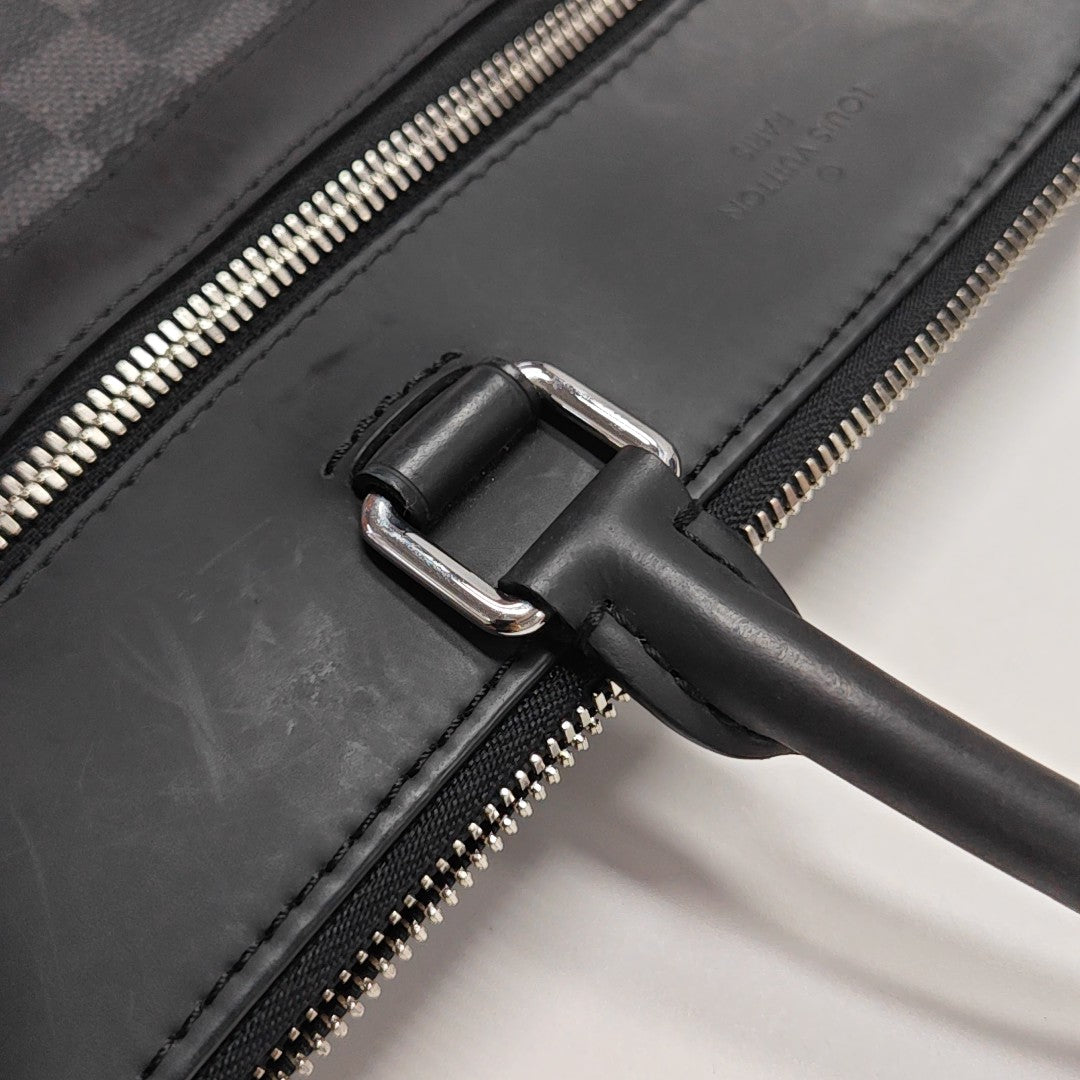 PORTE-DOCUMENTS Damier Graphite Coated Canvas Black
