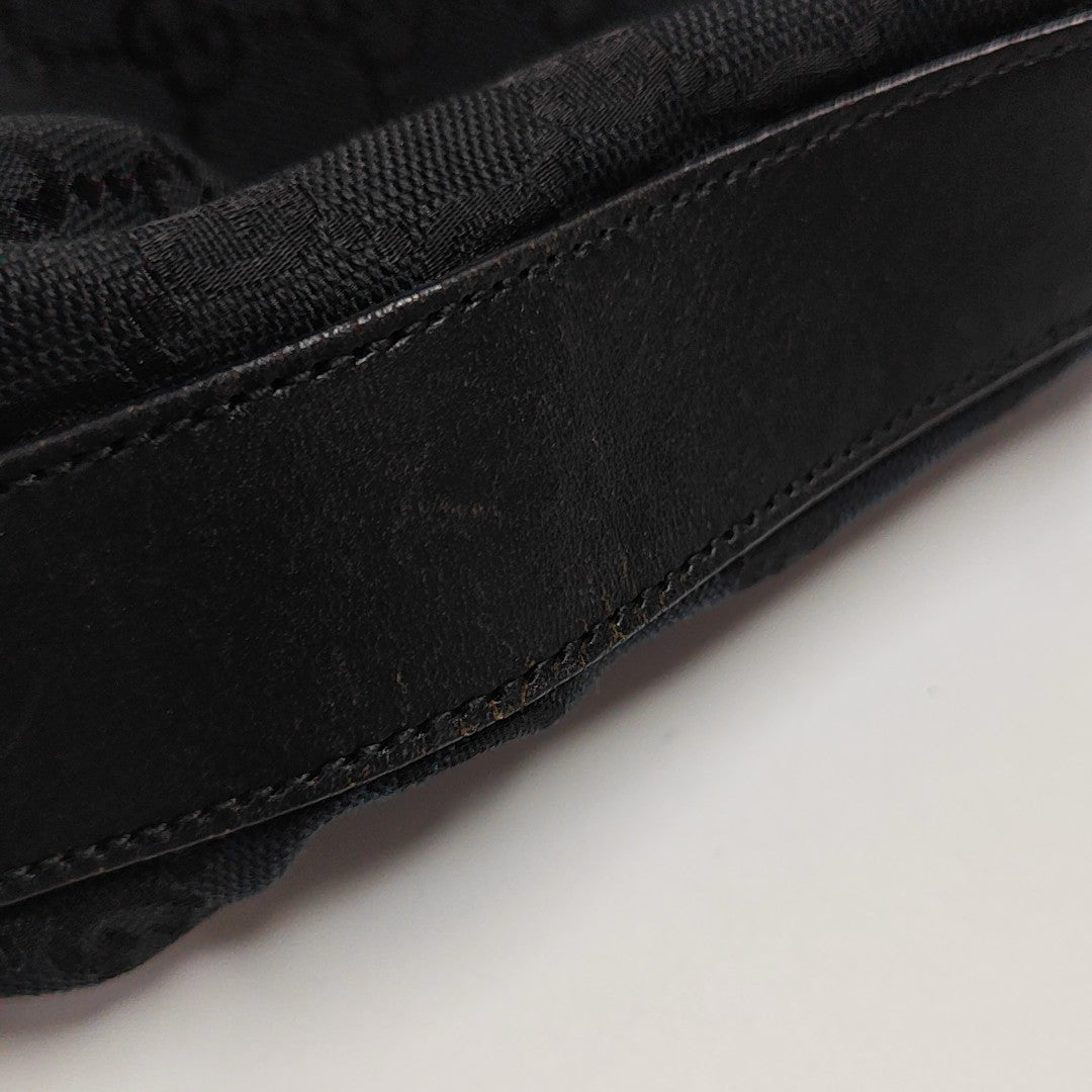 Monogram Canvas Top Handle Bag Black