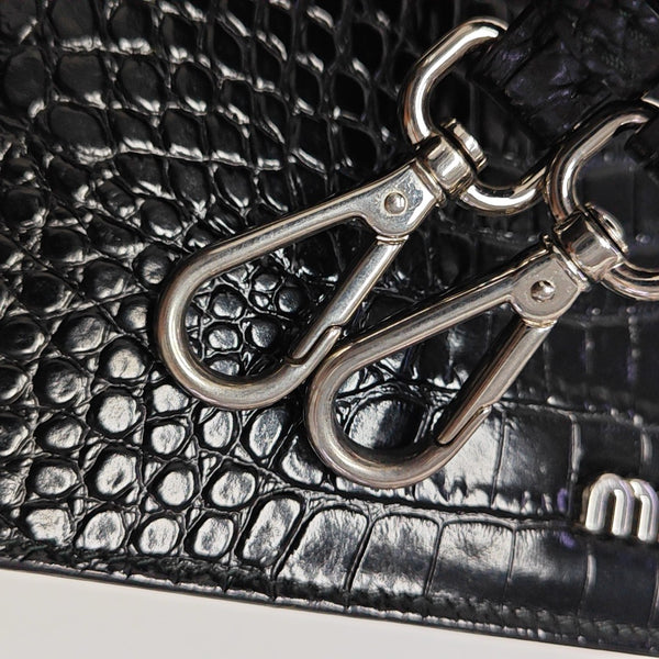 Calfskin Shoulder Bag Black