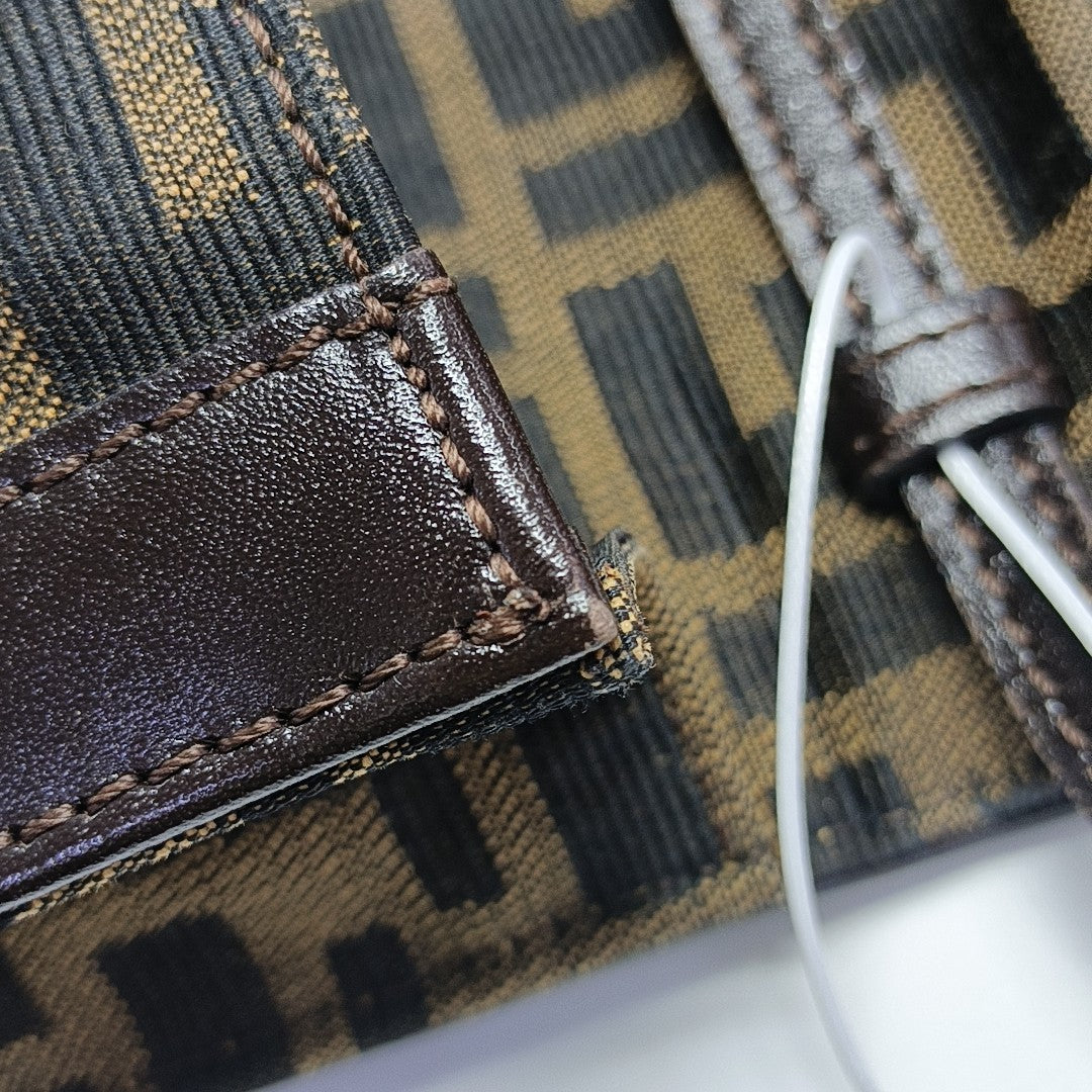 Canvas Shoulder Bag Brown