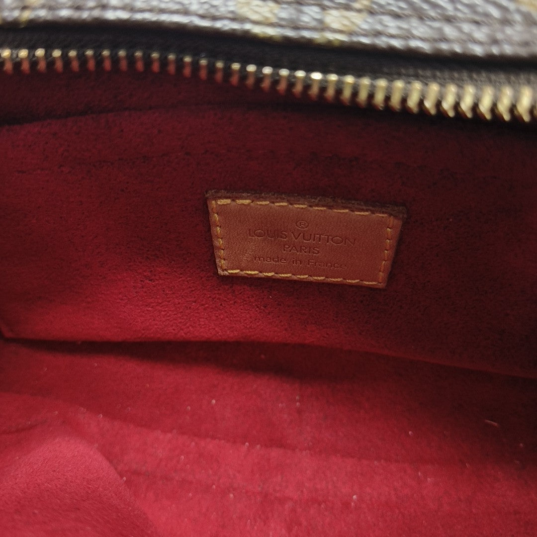 CROISSANT PM Monogram Coated Canvas Brown