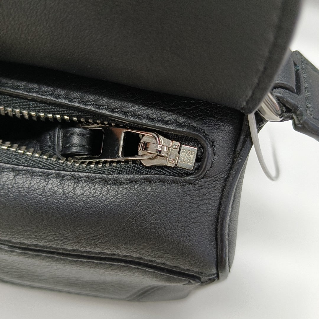 Puzzle Mini Calfskin Black