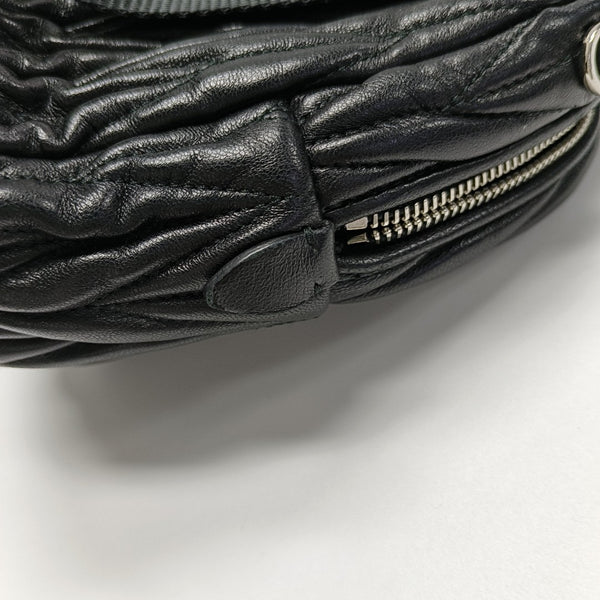 Matelassé Super Mini Lambskin Black