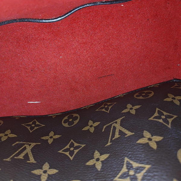 NÉONOÉ MM Monogram Coated Canvas Brown