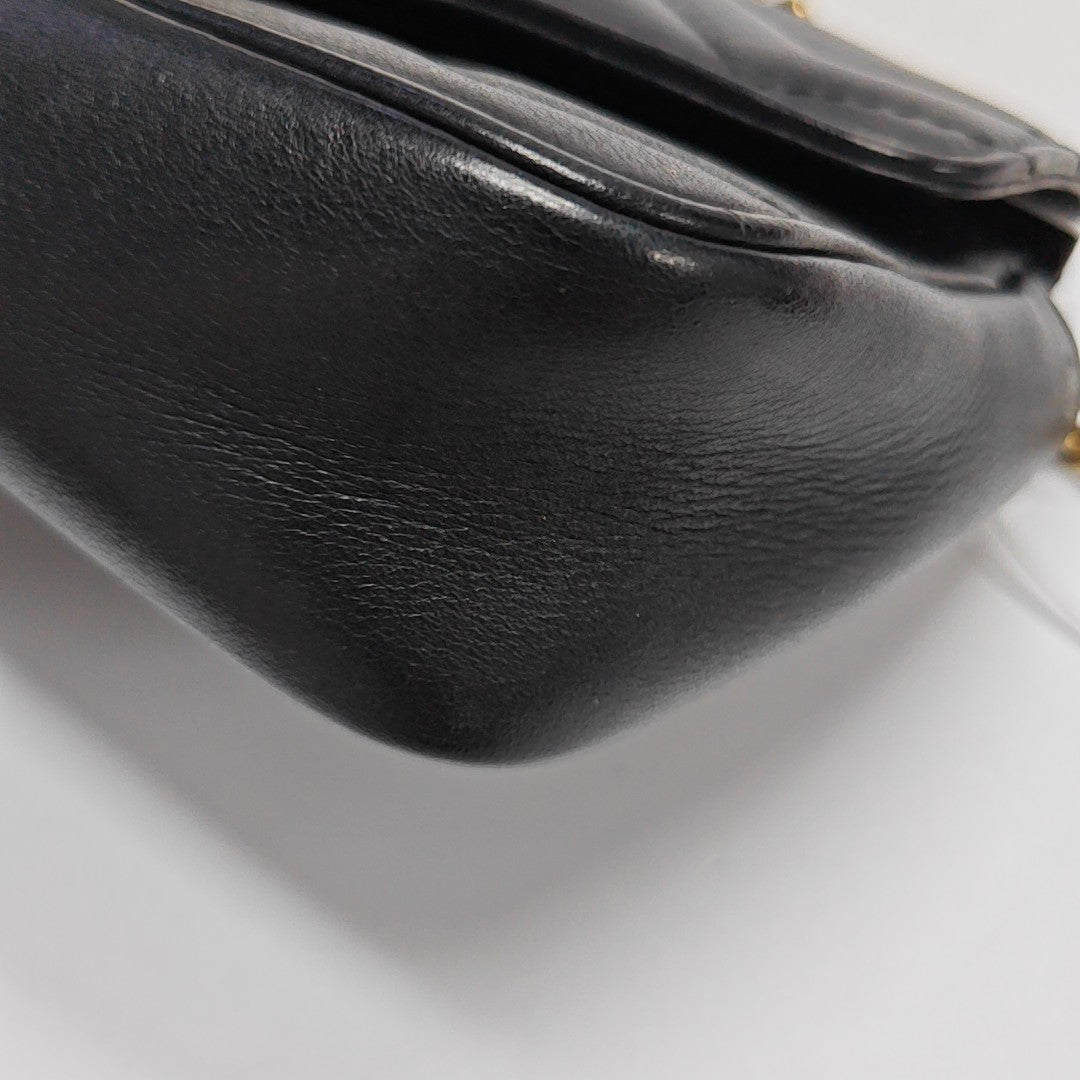 GG Marmont Mini Quilted Calfskin Black