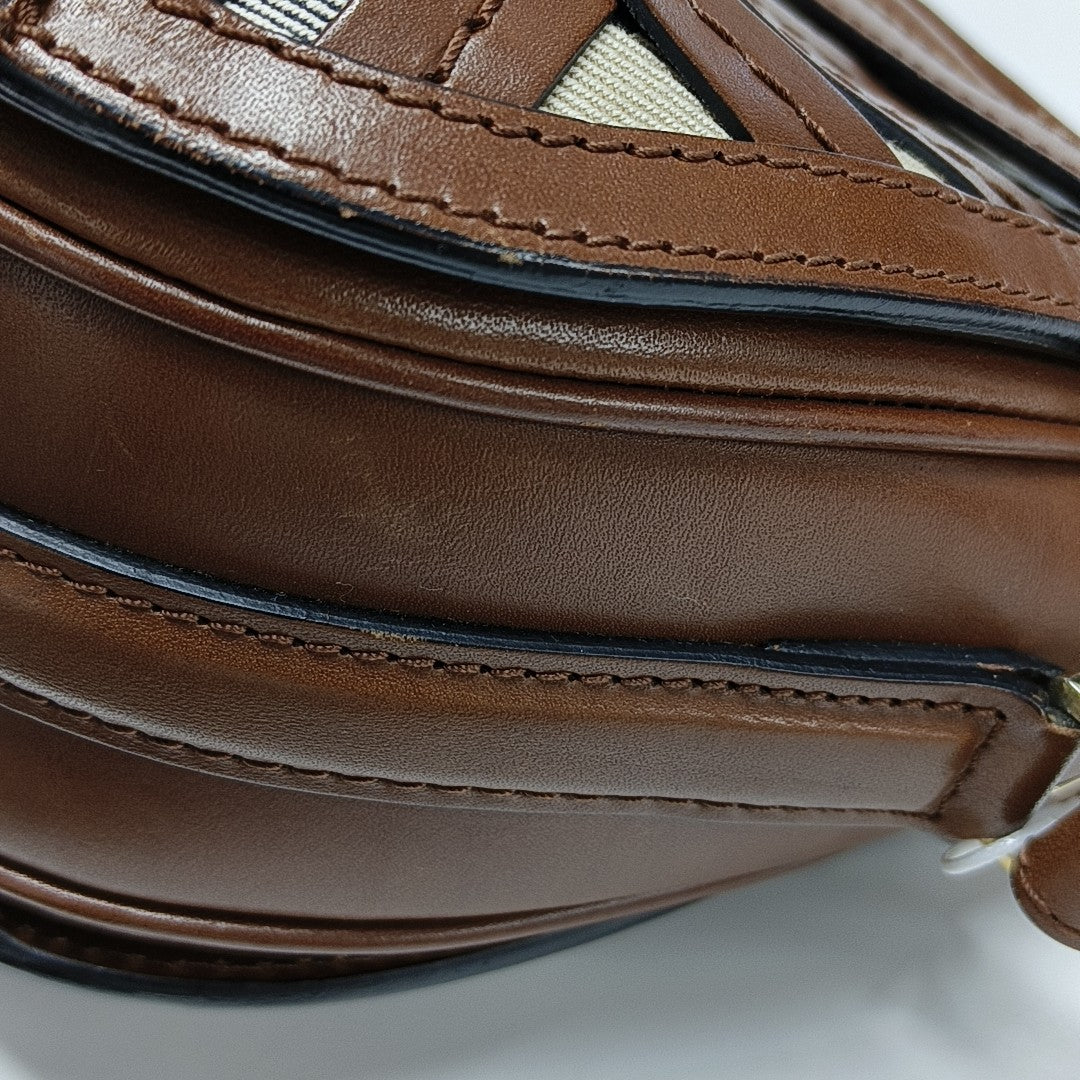 Canvas Shoulder Bag Brown