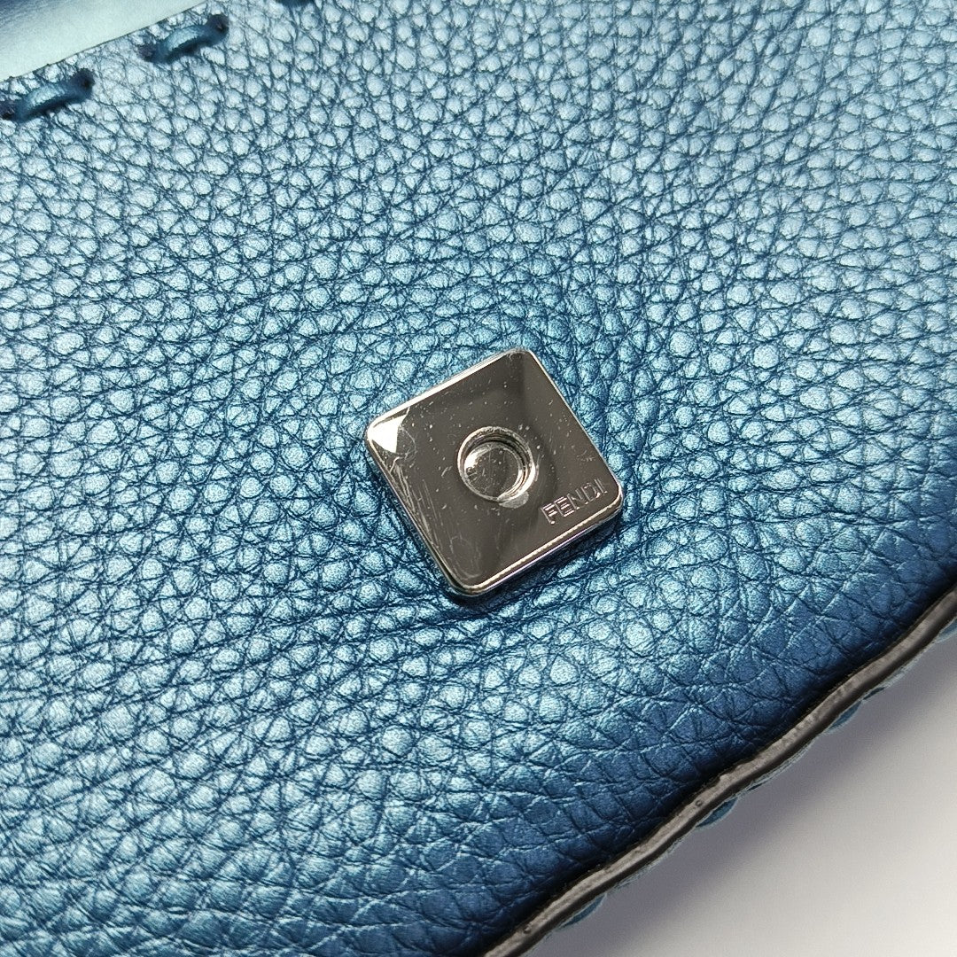 Baguette Mini Calfskin Blue
