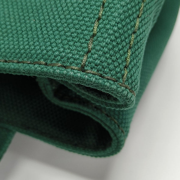 Denim Quilted Canvas Green
