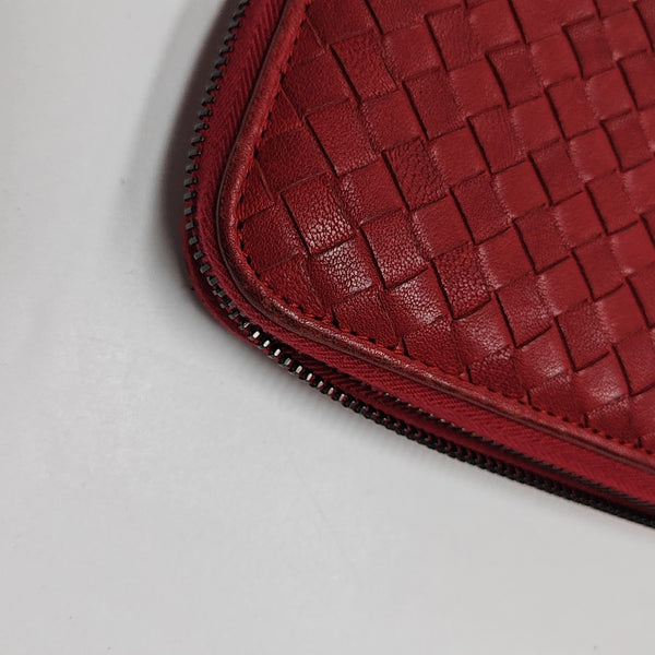 Calfskin Wallet Red