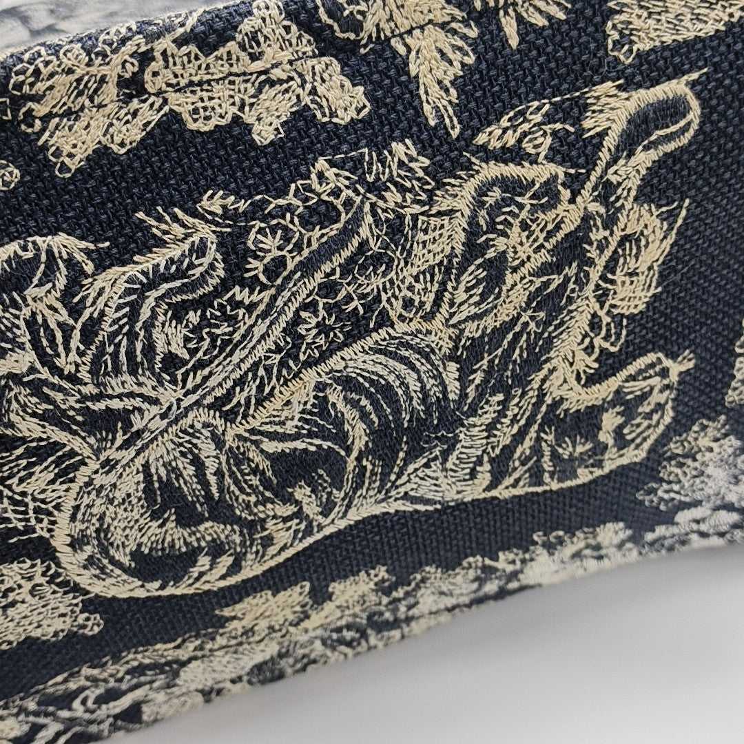 Book Tote Medium Fabric Blue