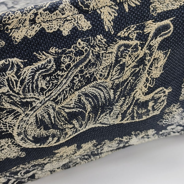 Book Tote Medium Fabric Blue
