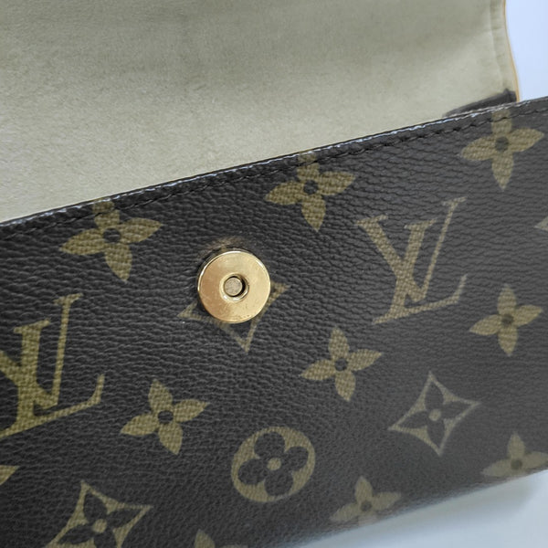 FLORENTINE Monogram Coated Canvas Brown