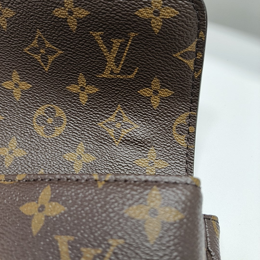 MÉTIS MM Monogram Coated Canvas Brown