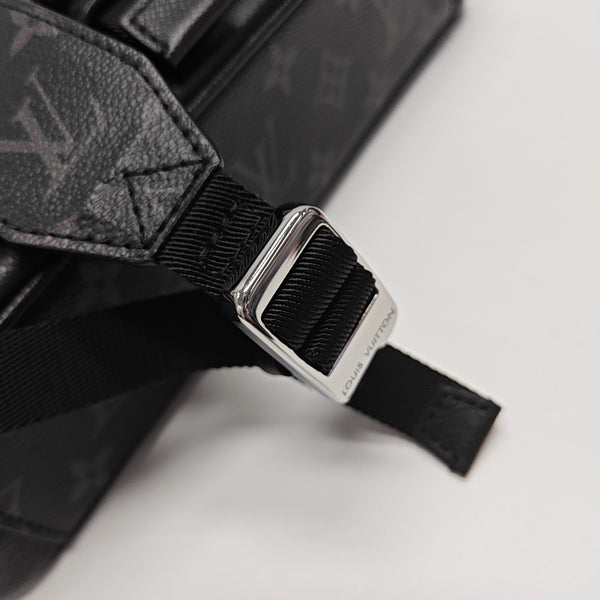 TAIGARAMA Monogram Coated Canvas Black