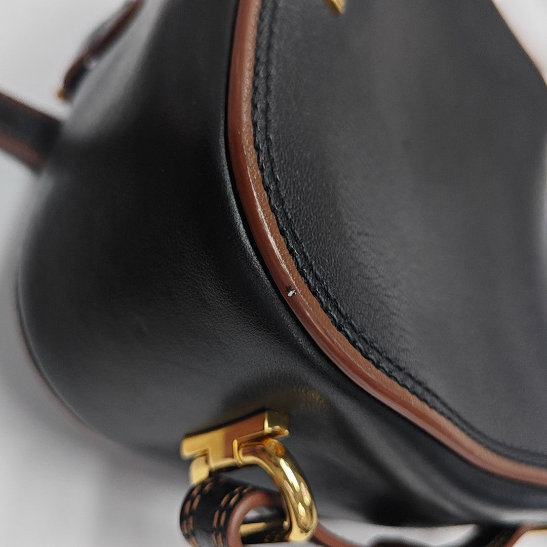 Dahlia Calfskin Black