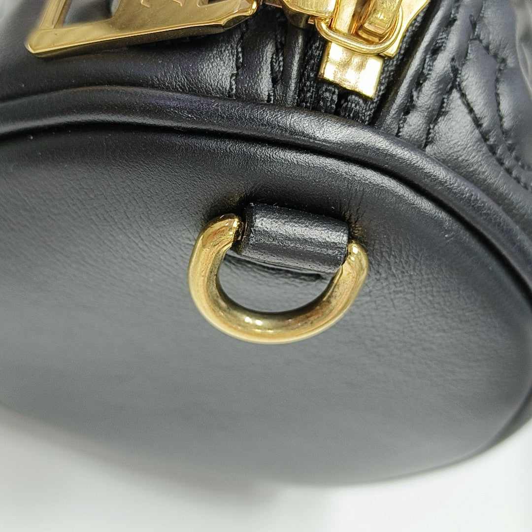 PAPILLON BB Quilted Calfskin Black