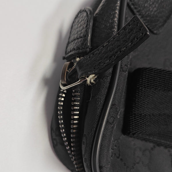 Monogram Canvas Belt Bag Black