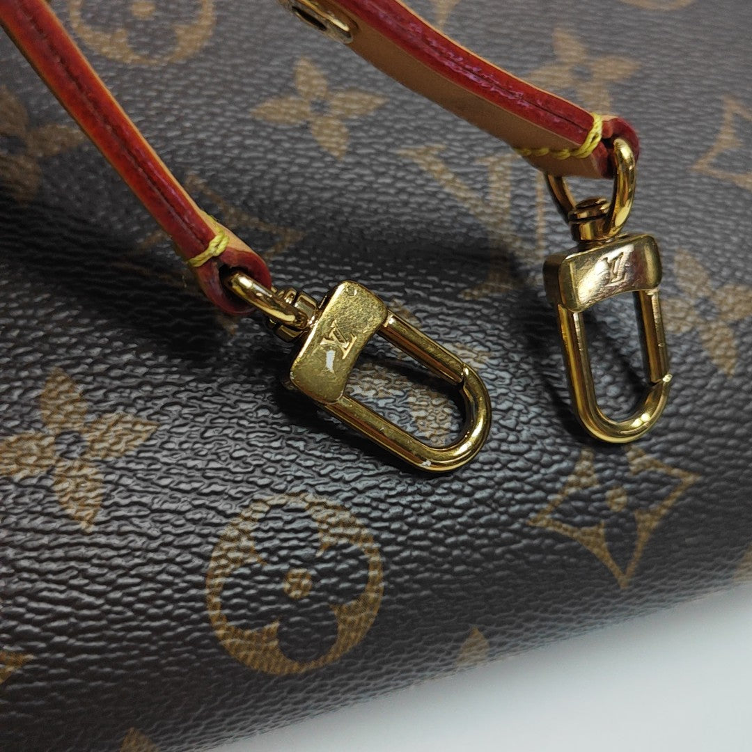 IVY Monogram Coated Canvas Brown