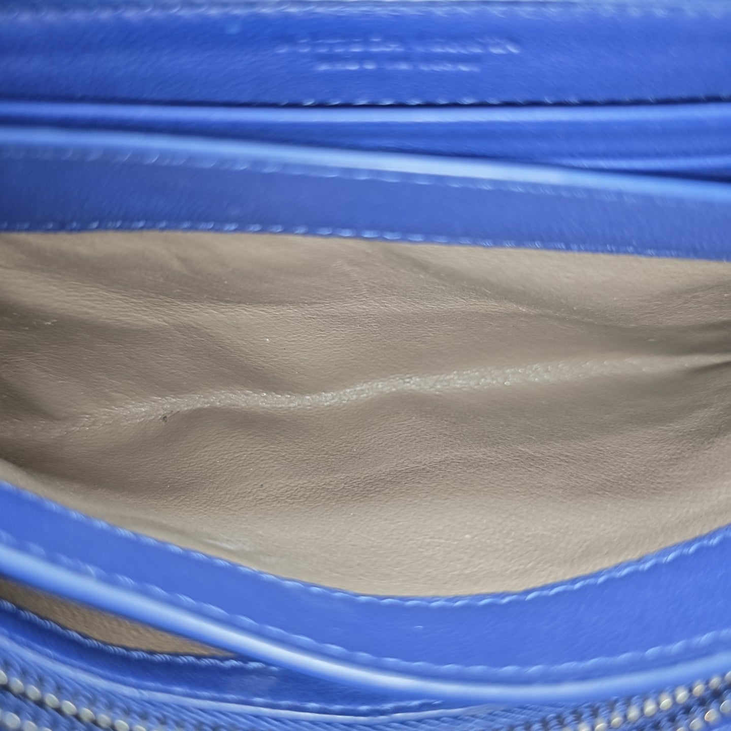 Lambskin Shoulder Bag Blue