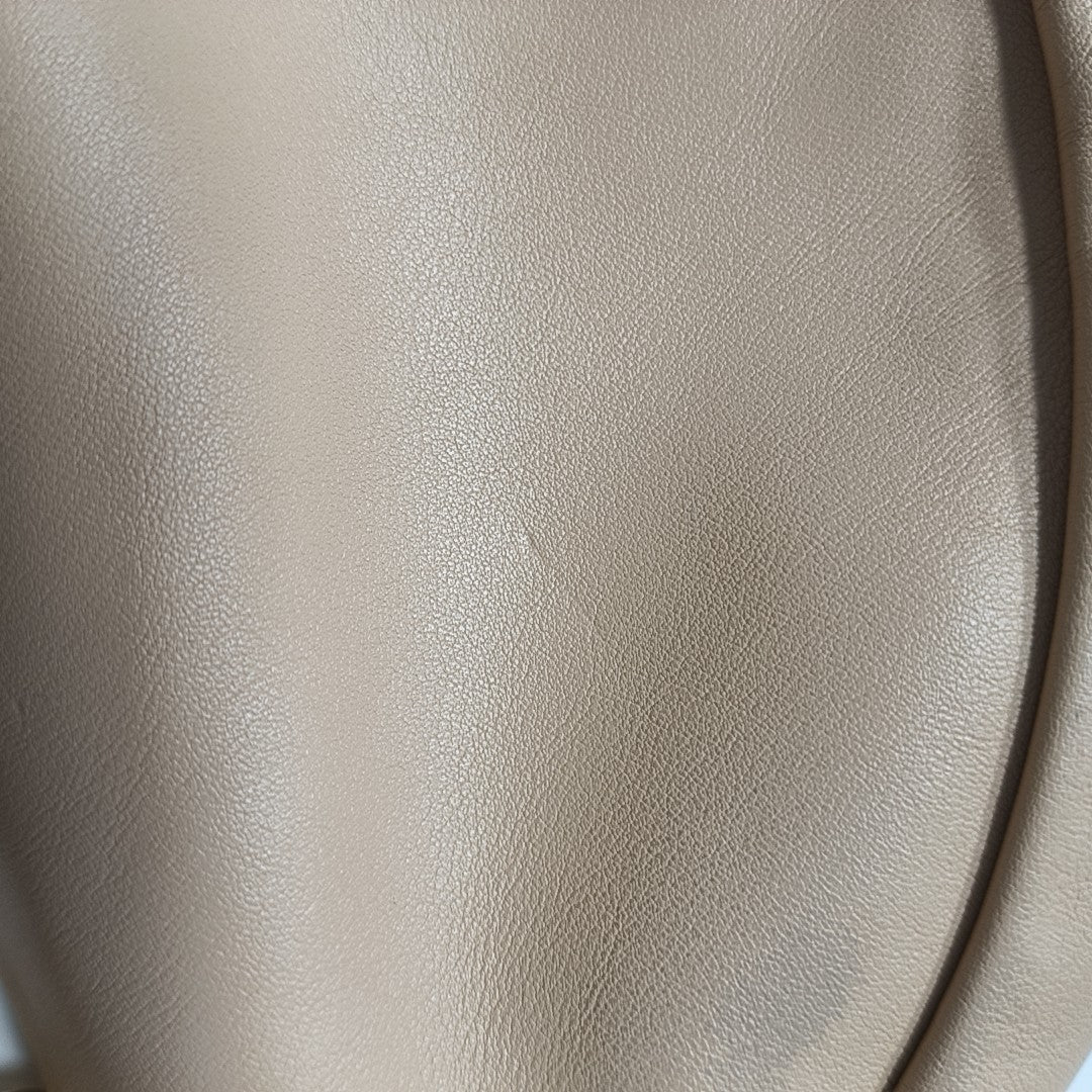 Calfskin Shoulder Bag Beige