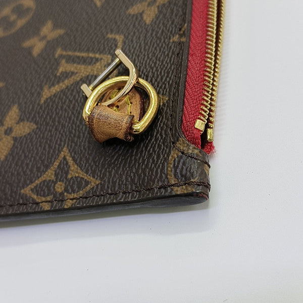 NEVERFULL MM Monogram Coated Canvas Brown
