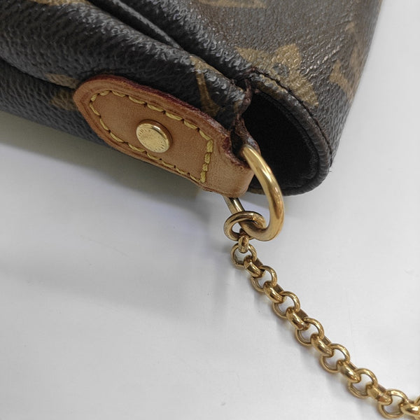 FAVORITE PM Monogram Coated Canvas Brown