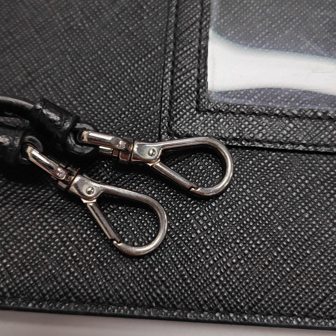 Calfskin Shoulder Bag Black
