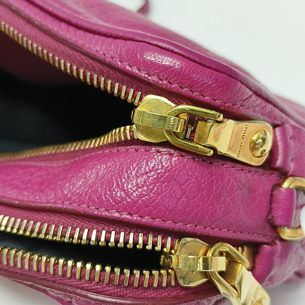 Calfskin Shoulder Bag Red
