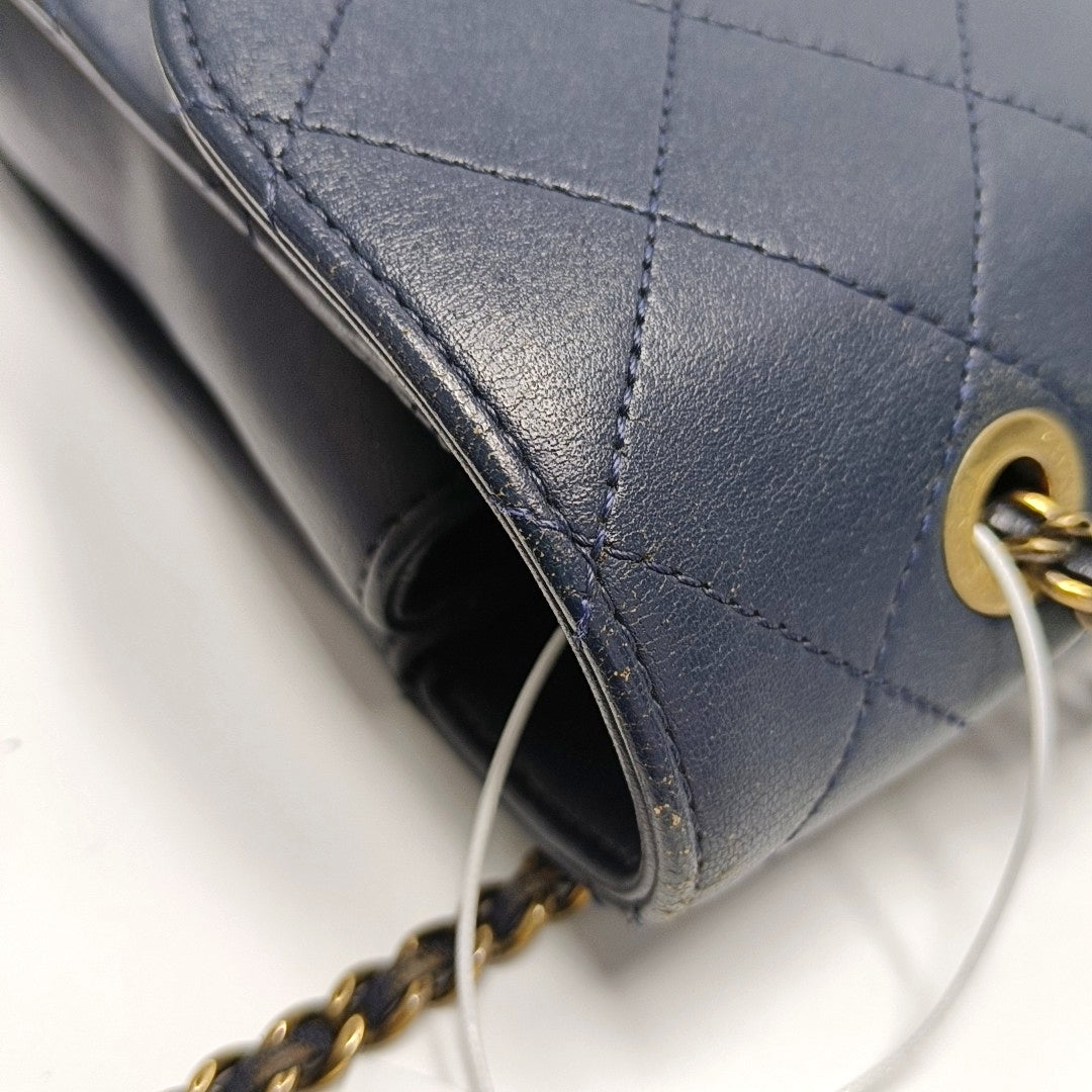Quilted Lambskin Blue