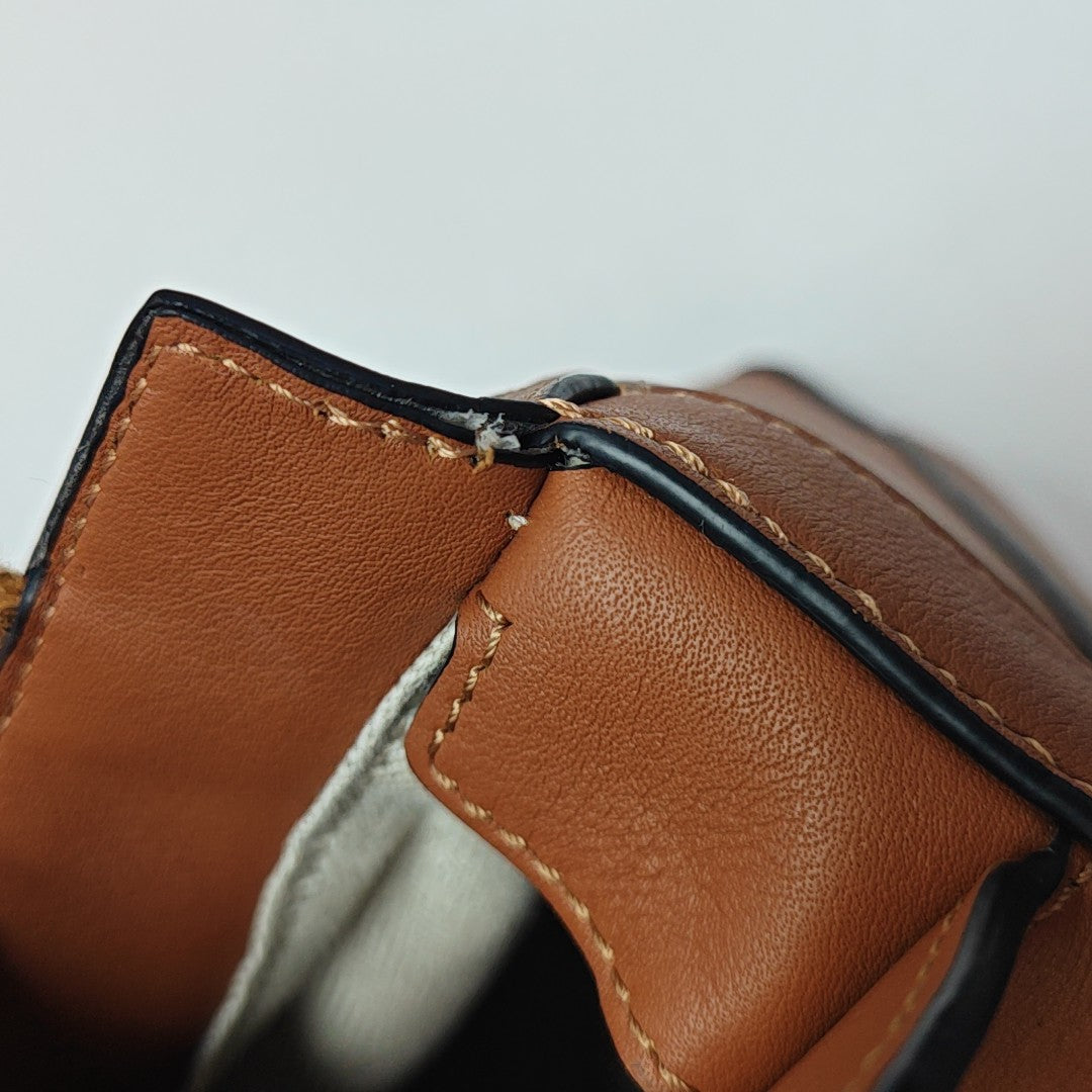 Puzzle Small Calfskin Brown
