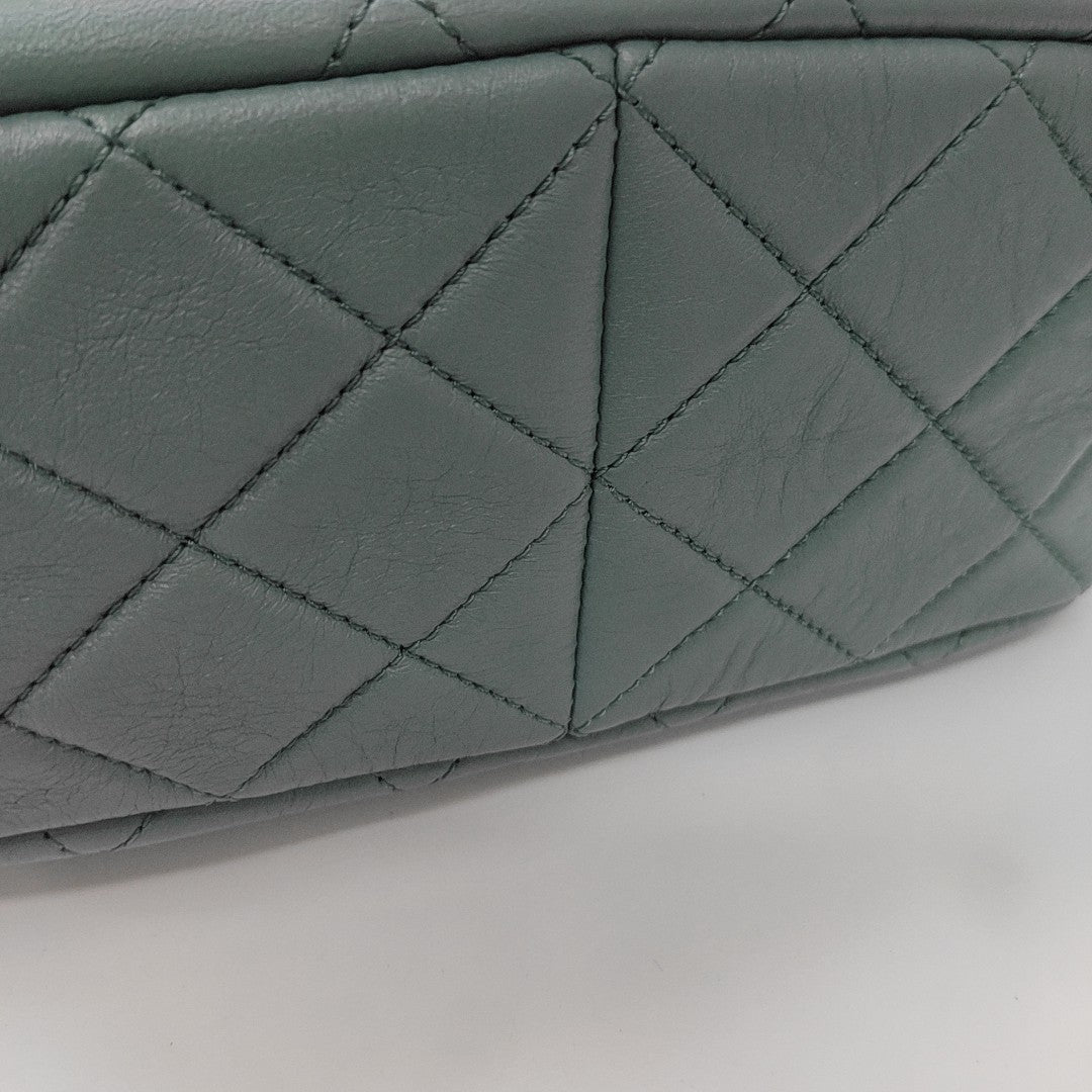 23A HOBO Quilted Lambskin Green