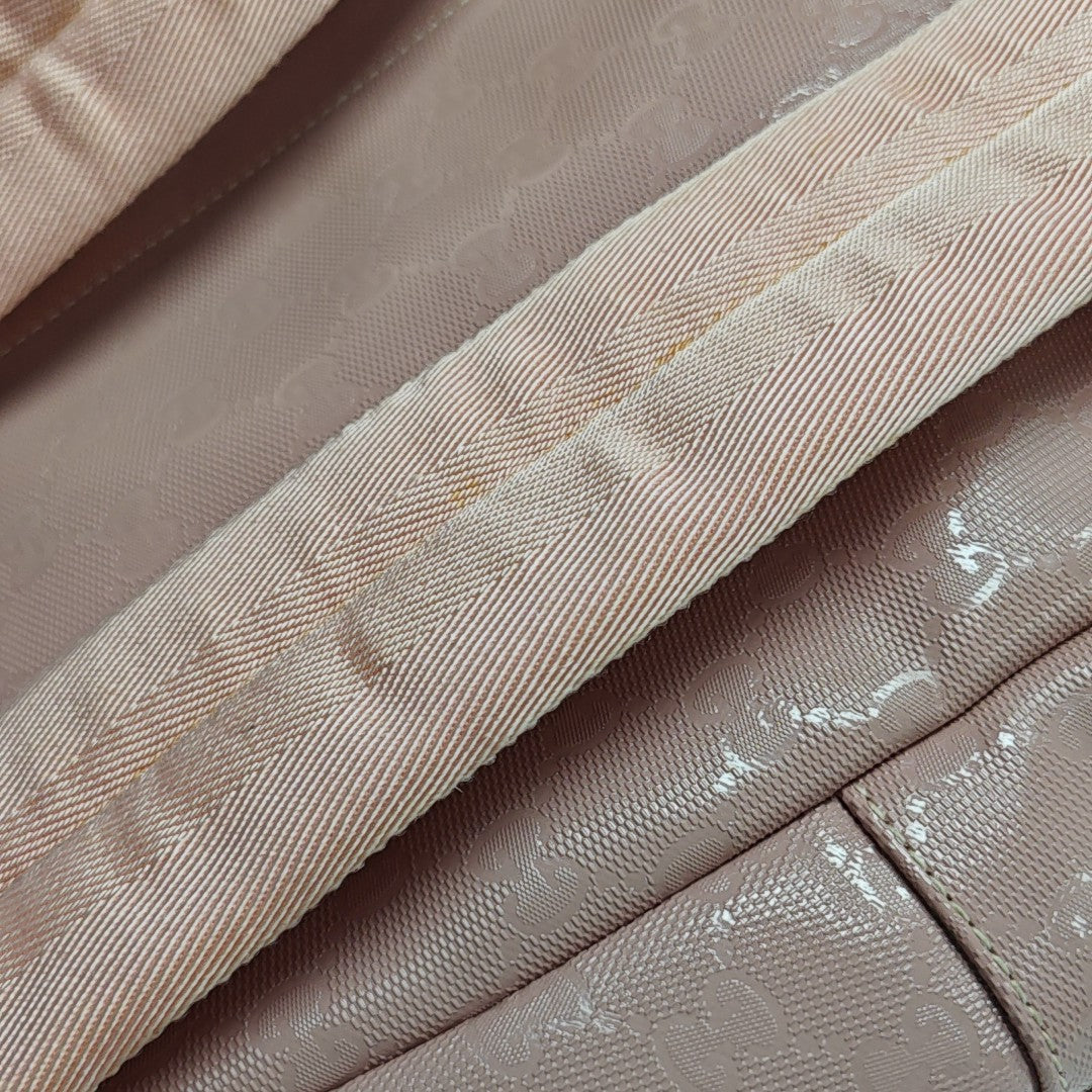 Signature Monogram Coated Canvas Pink