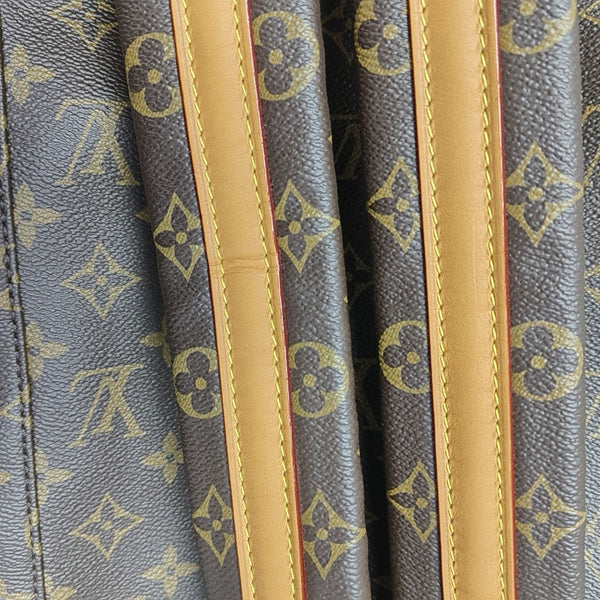 TRIO Monogram Coated Canvas Brown
