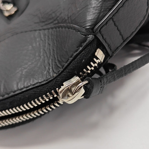 Calfskin Shoulder Bag Black