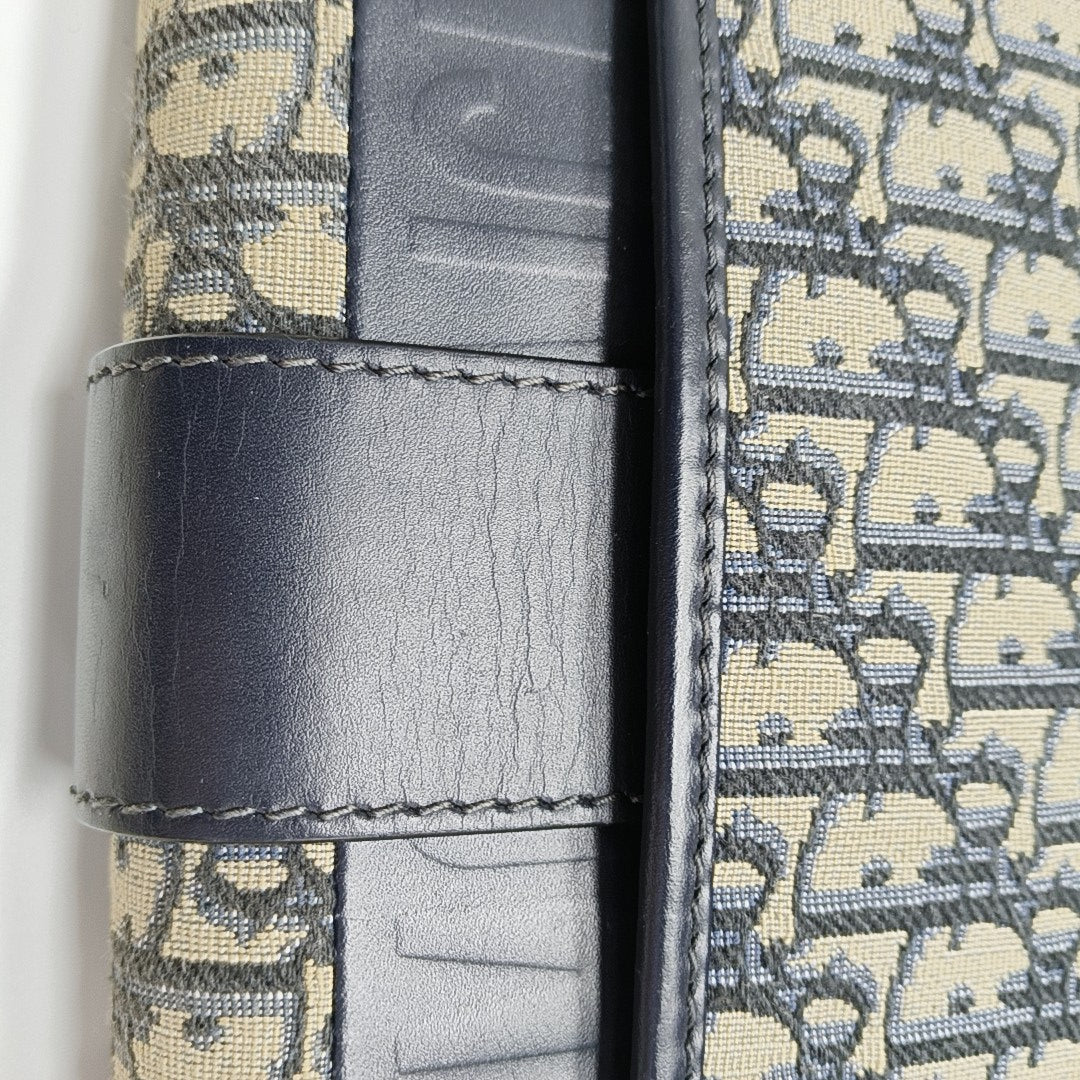 30 Montaigne Oblique Canvas Blue