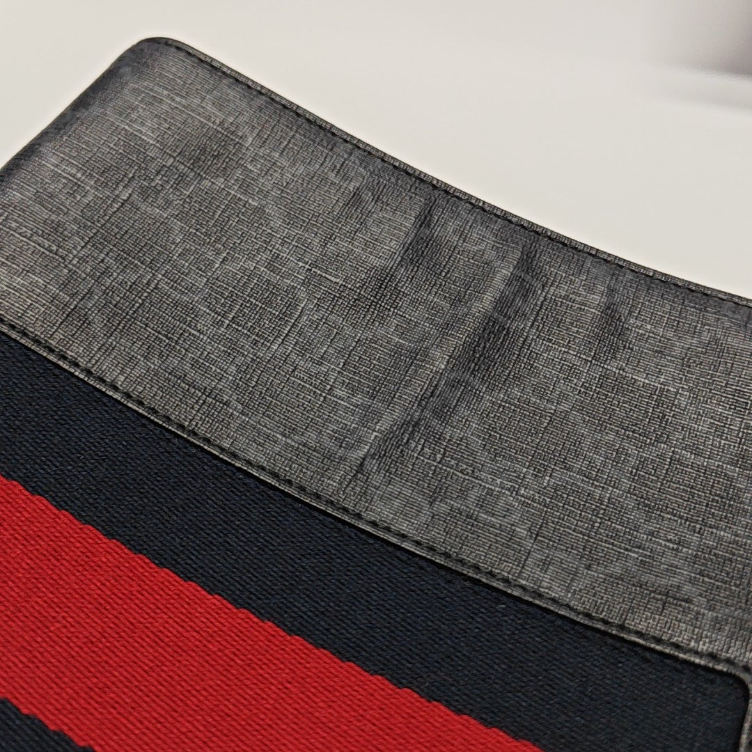 GG Supreme Monogram Coated Canvas Gray