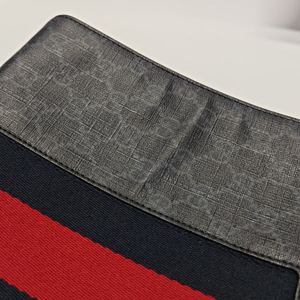 GG Supreme Monogram Coated Canvas Gray