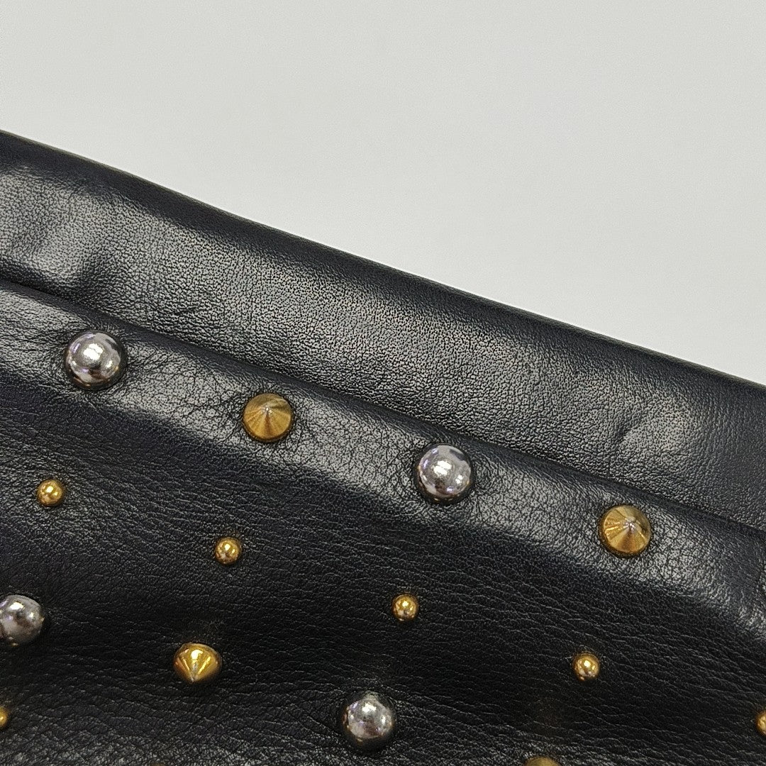 Leather Clutch Black