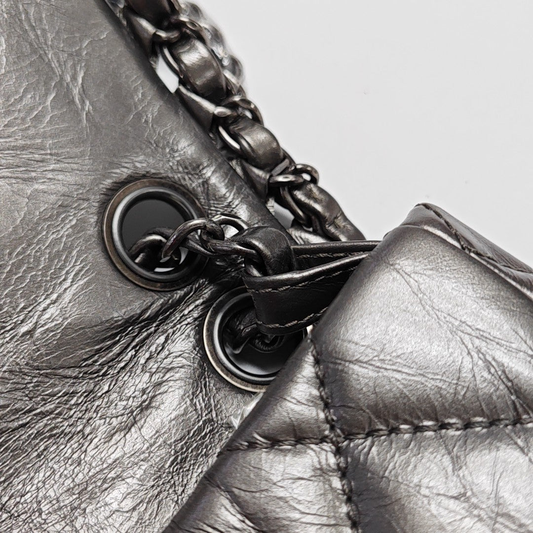 Quilted Calfskin Silver
