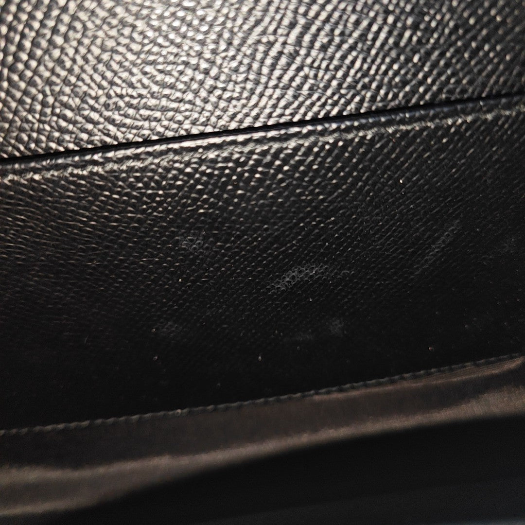 Gancini Mini Calfskin Black