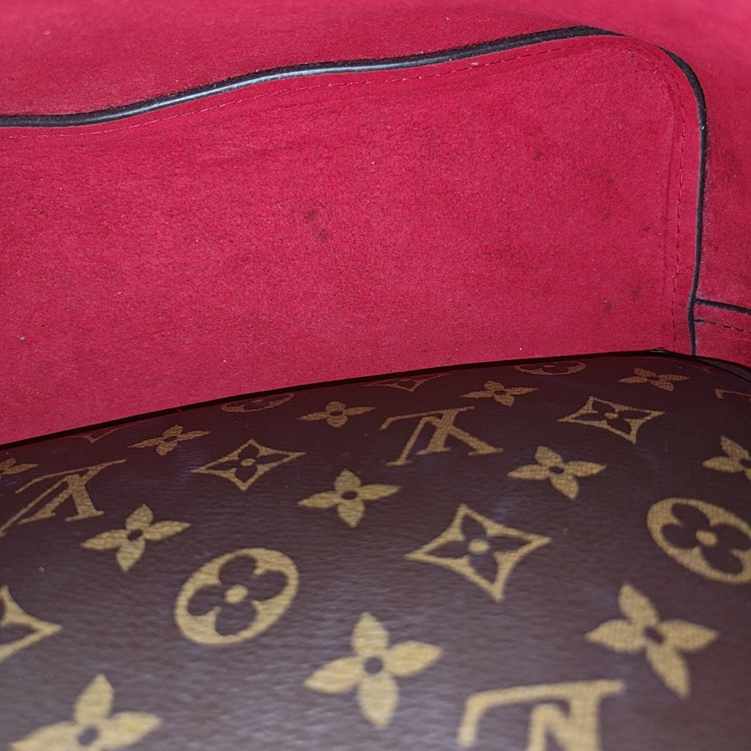 NÉONOÉ MM Monogram Coated Canvas Brown
