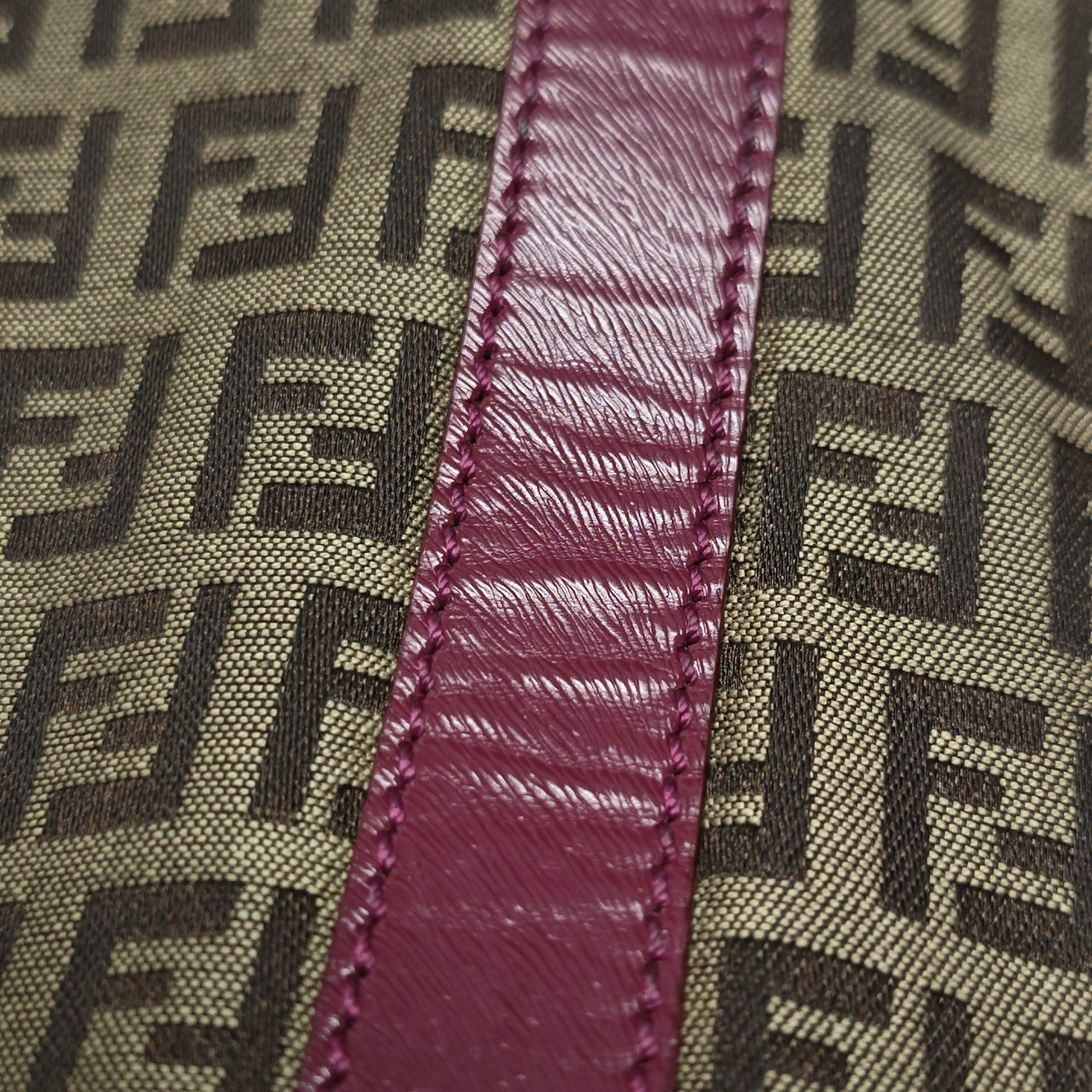 Monogram Canvas Tote Bag Brown