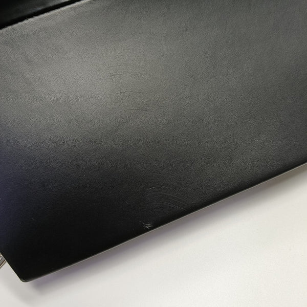Patent Leather Shoulder Bag Black