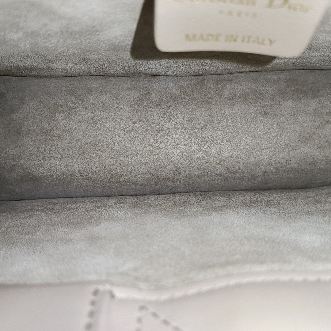 Book Tote Mini Cannage Calfskin Beige