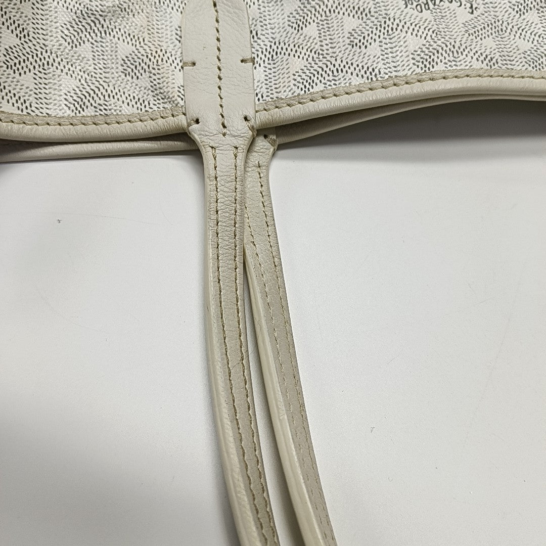 Saint Louis PM Coated Canvas White