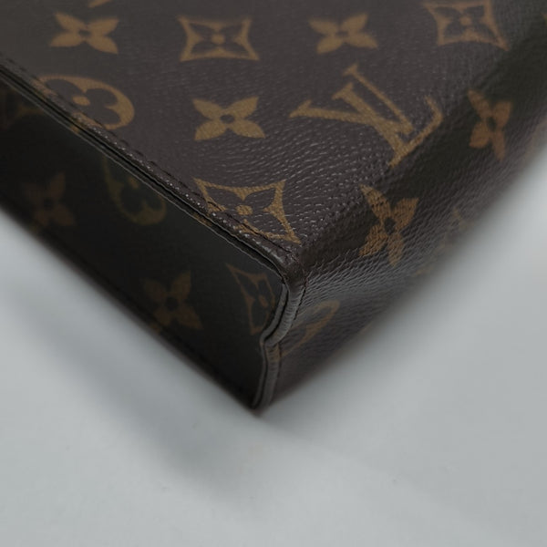 TOILET POCKET 26 Monogram Coated Canvas Brown