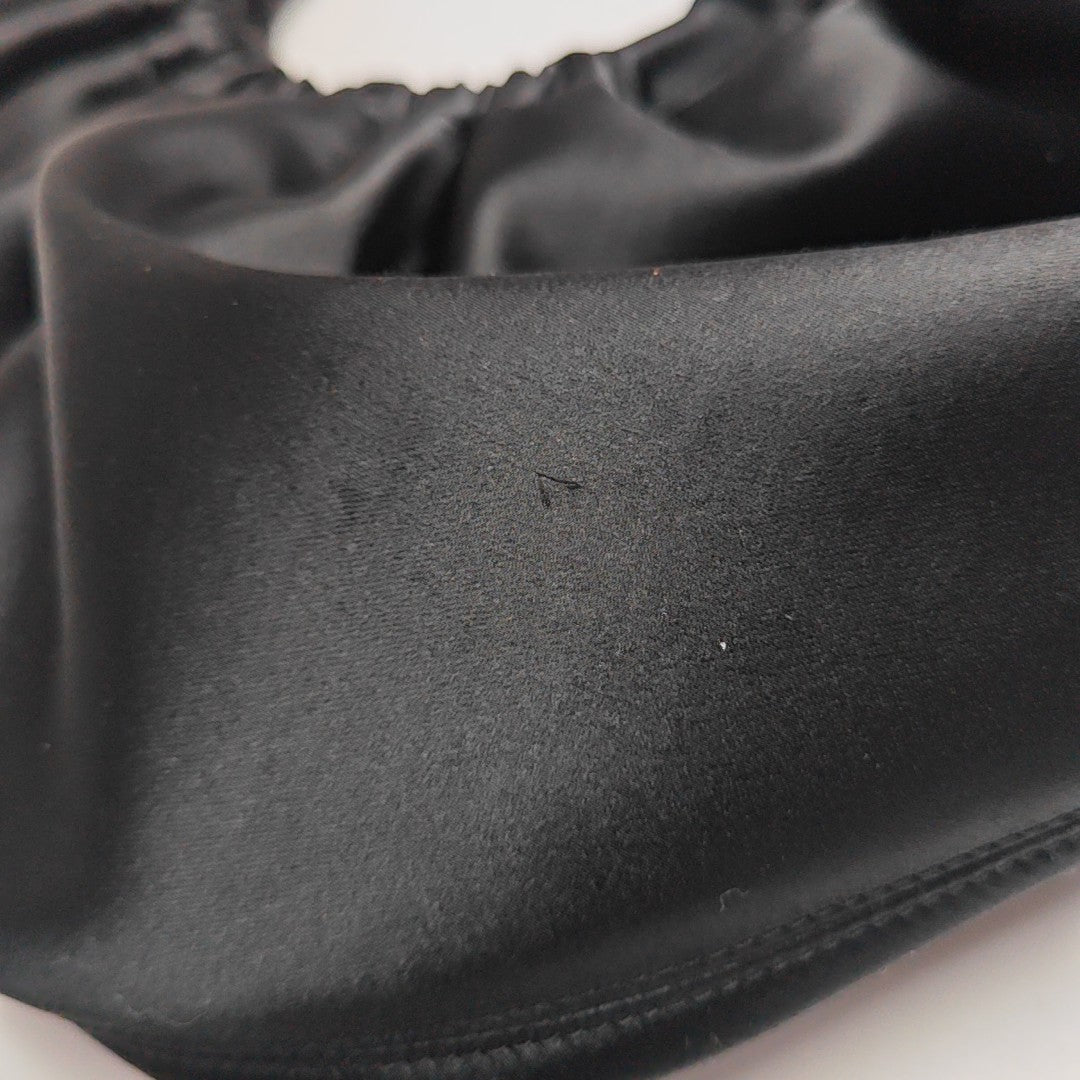 Fabric Top Handle Bag Small Black